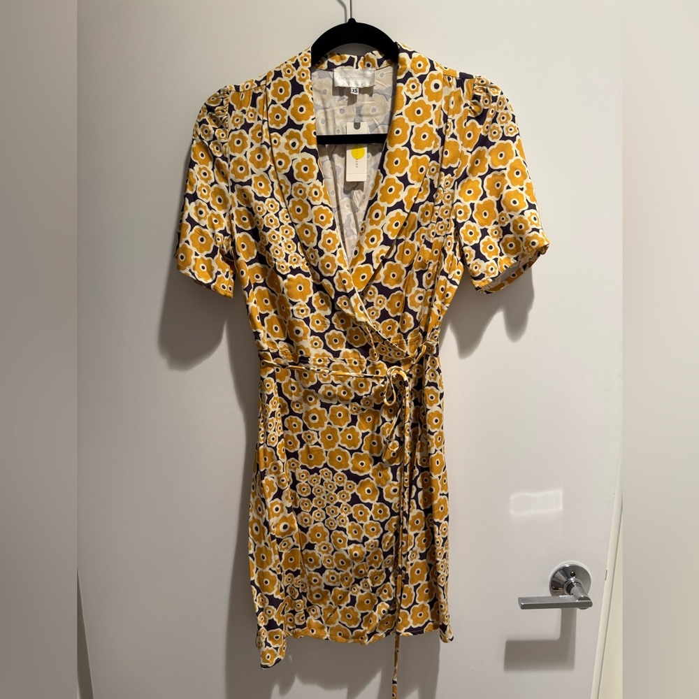 Corey Lynn Calter Wrap Mini Dress - XS